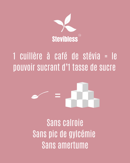 Poudre de stevia - Qualité premium - 50g